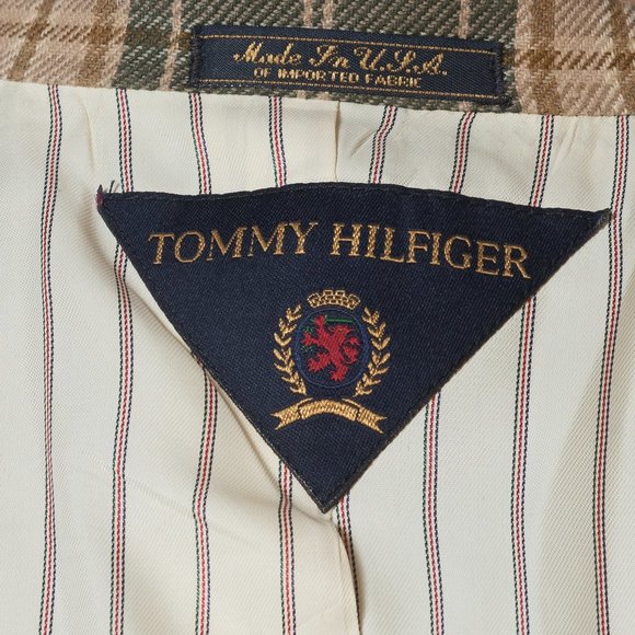 Vintage Tommy Hilfiger Plaid Blazer - Picture 6 of 7